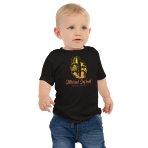 salted soul baby – t shirt surfwear bébé