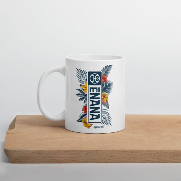 tropical enana mug blanc