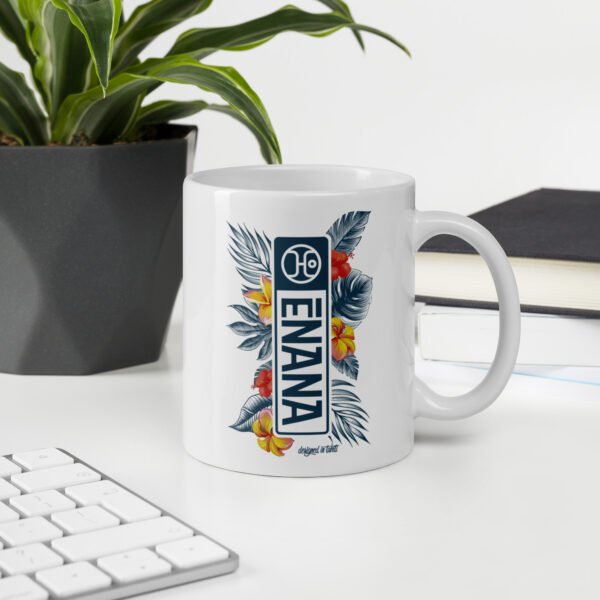 tropical enana mug blanc