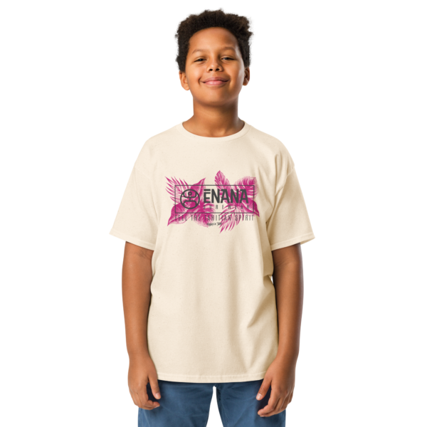 tropical spirit kids pink – t shirt tropical enfant