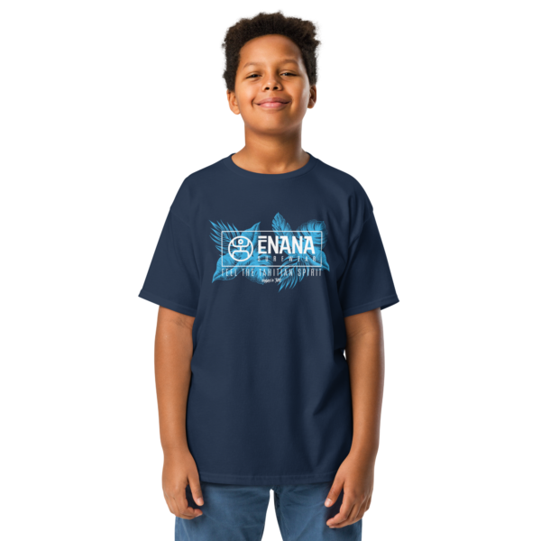 tropical spirit kids blue – t shirt tropical enfant