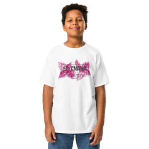 tropical spirit kids pink – t shirt tropical enfant