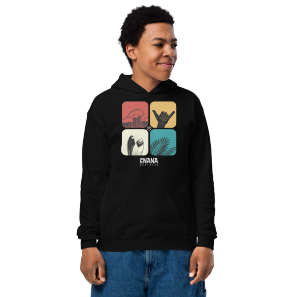 hoodie kid surf icons – sweat à capuche kid